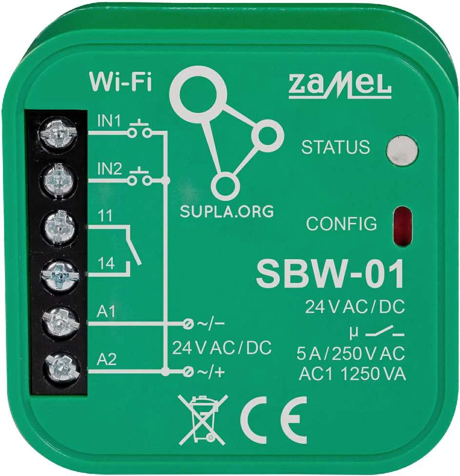 Zamel Supla ZSW-01 WiFi žaliuzių valdymo rinkinys