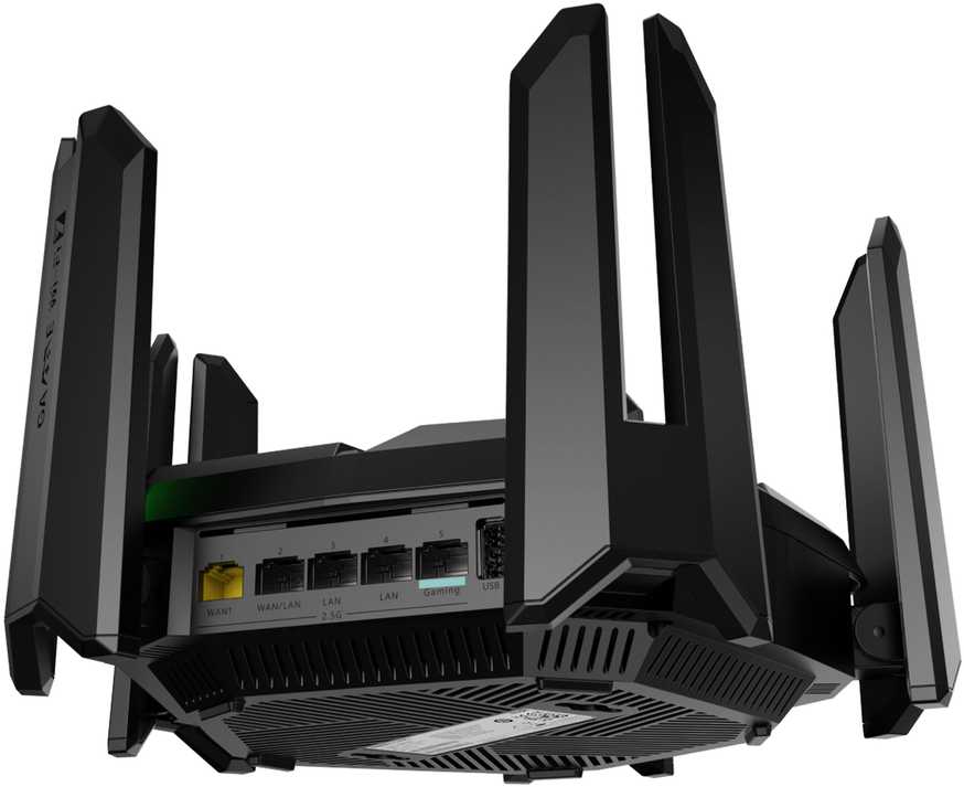 Ruijie Networks REYEE RG-EW7200BEPRO Wi-Fi 7 maršrutizatorius, 2,4 GHz, 5 GHz, 1377 Mb/s + 5765 Mb/s