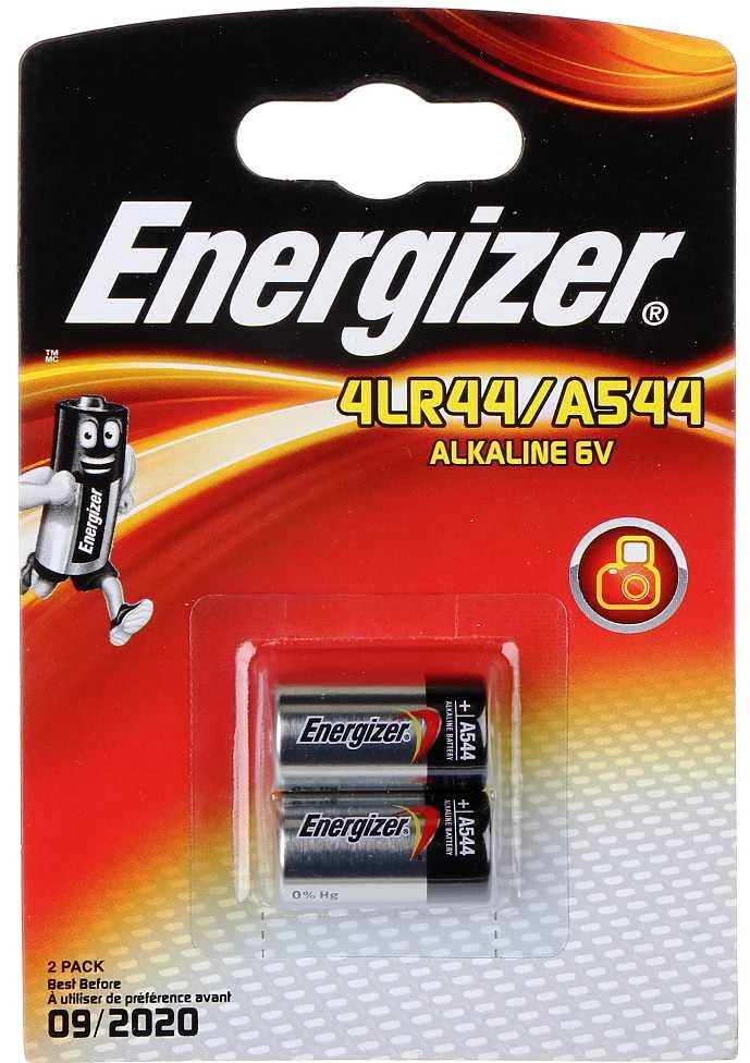 ENERGIZER ALKALINE A544/4LR44 2PK