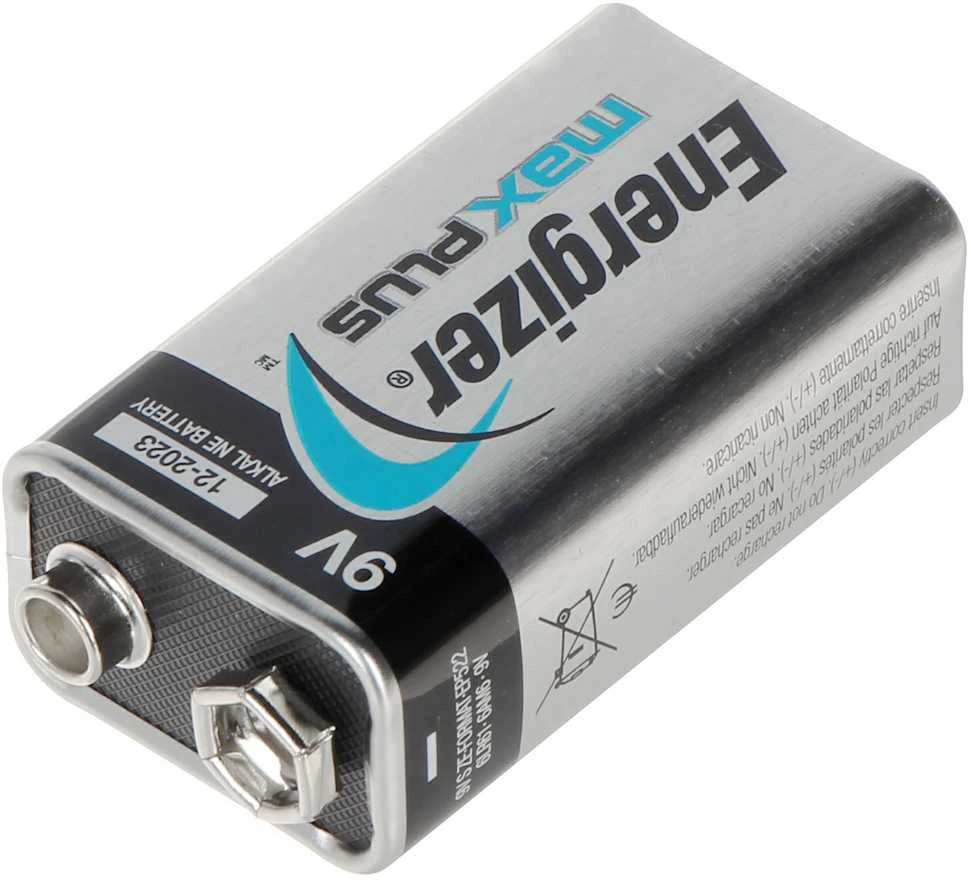 Energizer Max Plus 6LR61 9V baterija, 1 vnt.