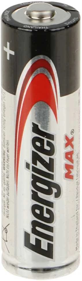Energizer AA šarminė baterija vertikaliame kadre