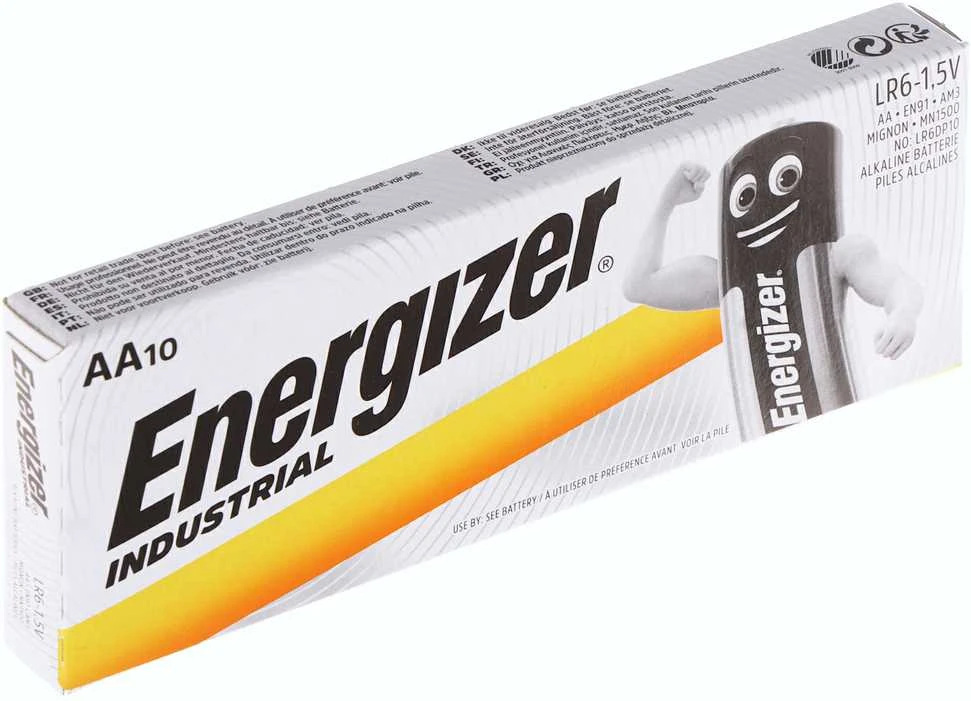 Energizer Industrial AA baterijų pakuotė