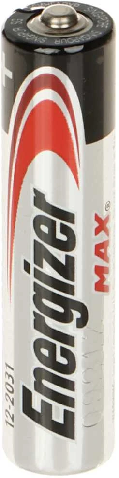 Energizer AAA šarminė baterija, vertikalus vaizdas