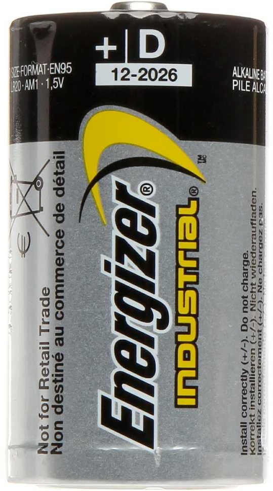 Baterija - Energizer Industrial D Alkaline LR20 1.5V 12-vnt.
