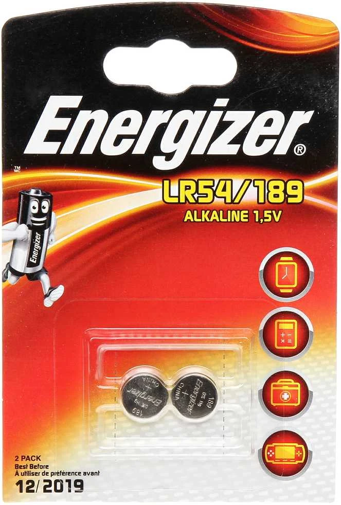 Baterija - Energizer LR54 1.5V Alkalinė Diskinė Baterija 2 Vnt.