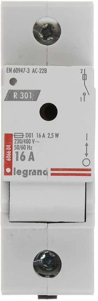 SAUGIKLIŲ IŠJUNGIKLIAI LE-606604 VIENFAZIS 16 A D01 LEGRAND