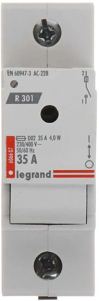SAUGIKLIŲ IŠJUNGIKLIAI LE-606607 VIENFAZIS 35 A D02 LEGRAND