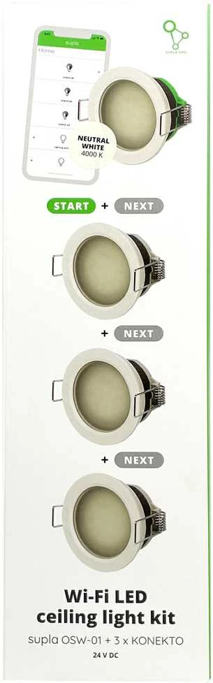 Rinkinys OPRAW OŚWIETLENIOWYCH LED ZSO-01/3000 ZAMEL