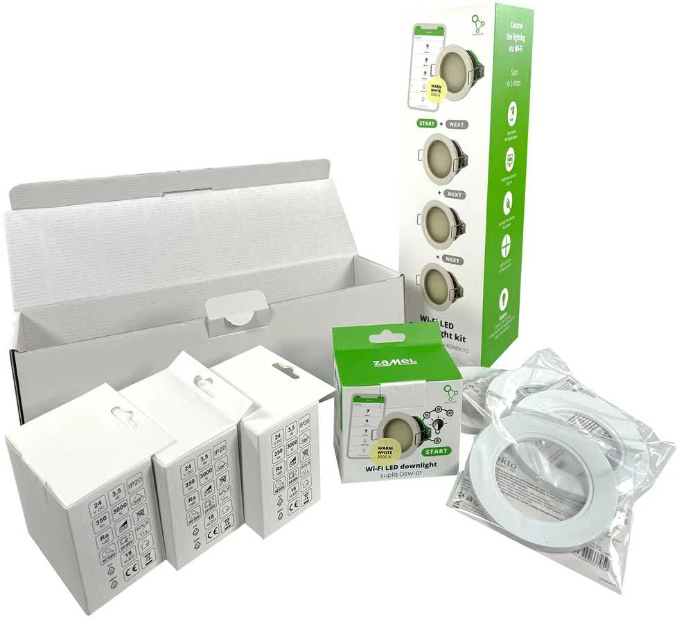 Rinkinys OPRAW OŚWIETLENIOWYCH LED ZSO-01/3000 ZAMEL