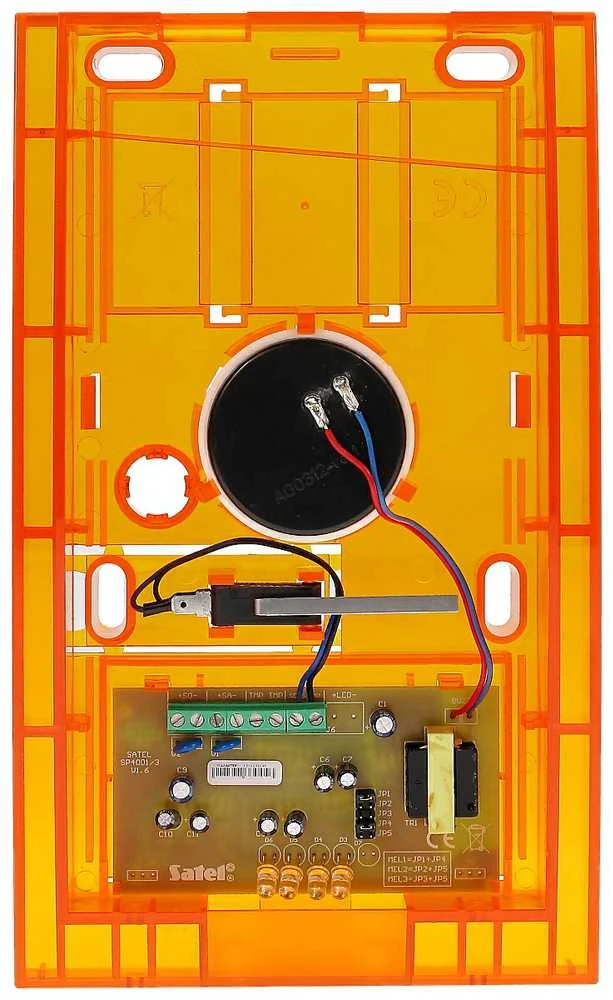 Satel SP-4001, atidarytas korpusas