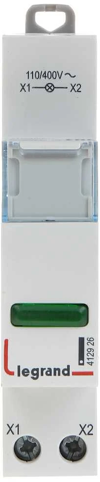 SIGNALIZAVIMO LEMPUTĖ LED LE-412926 MONTAVIMAS ANT BĖGIO DIN (TS-35) LEGRAND