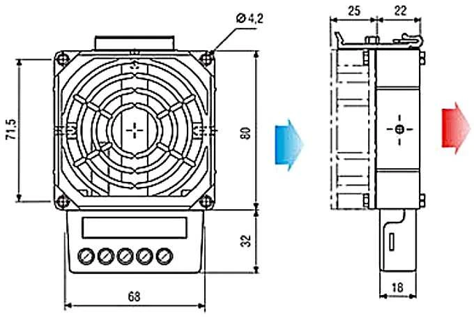 TST ŠILDYMO PŪSTUVAS HVL-031-150W