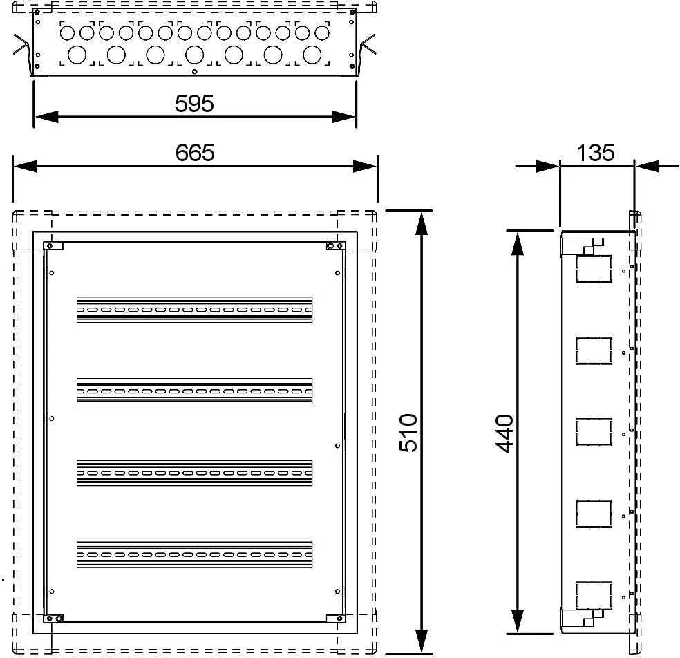 SKIRSTIKLIS PO TINKU 48-MODULINIS LE-337222 XL3 S 160 LEGRAND