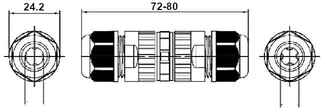 TST SUJUNGIMO DĖŽUTĖ PUH-3P-M20