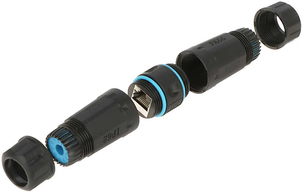 TST HERMETIŠKA SUJUNGIMO DĖŽUTĖ UTP KABELIAMS PUH-RJ45/6, IP67, CAT6