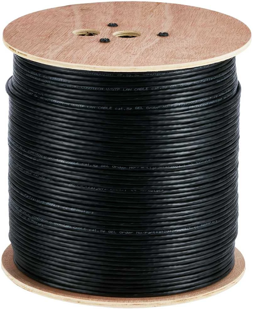 SUKTOS POROS LAIDAS UTP/K5/500M/ZEL/CON CONOTECH