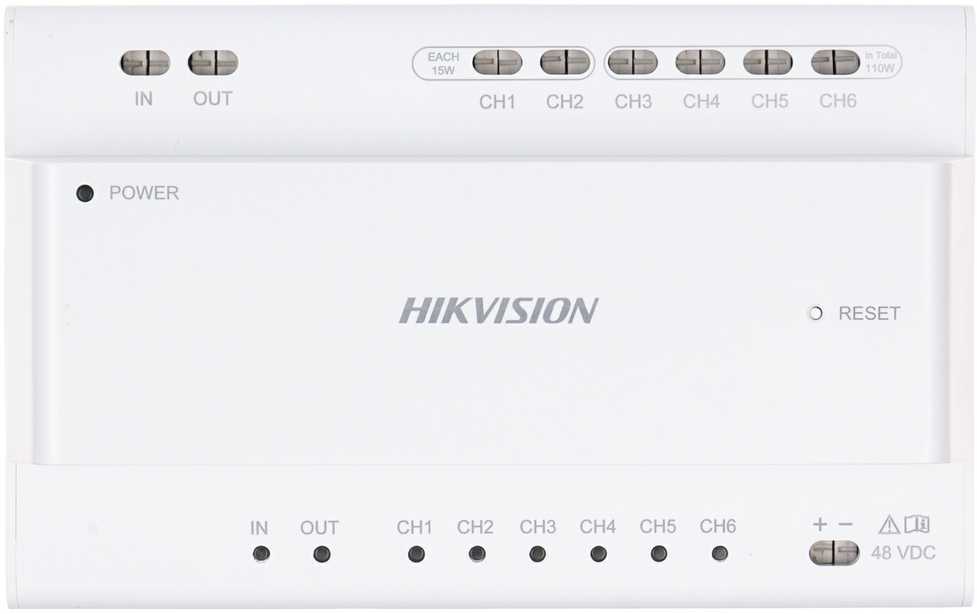 SWITCH DS-KAD7060EY 2 LAIDŲ VAIZDO DOMOFONO SISTEMOMS HIKVISION