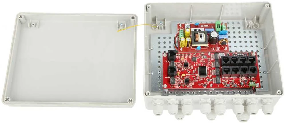 Šakotuvas SWITCH POE IP-8-20-L2 8 PRIEVADŲ ATTE