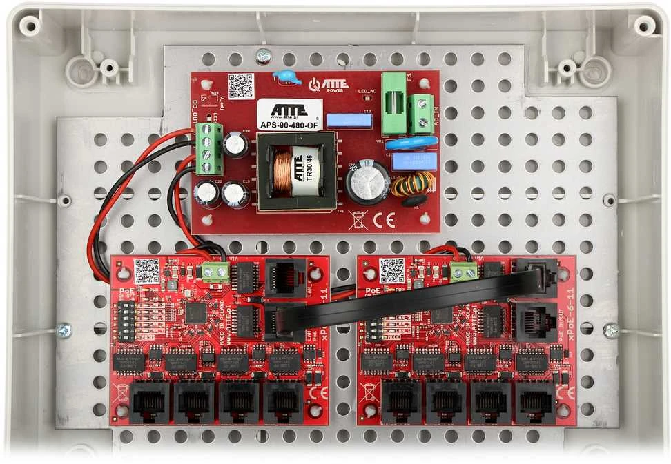 Šakotuvas SWITCH POE IP-9-11-L2 8 PRIEVADŲ ATTE