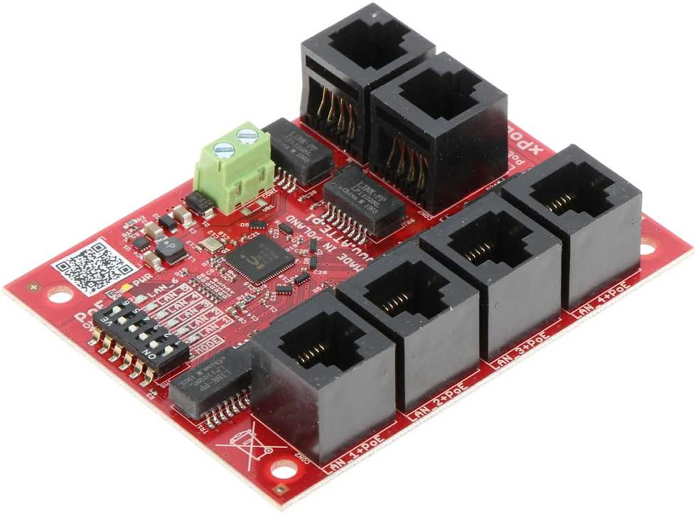 Šakotuvas SWITCH POE XPOE-6-11-OF 5 PRIEVADŲ ATTE