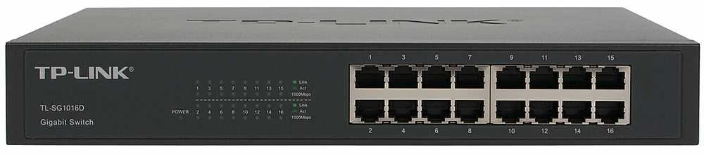 Šakotuvas TP-LINK 16 port Gigab. ECO-Switch 19in