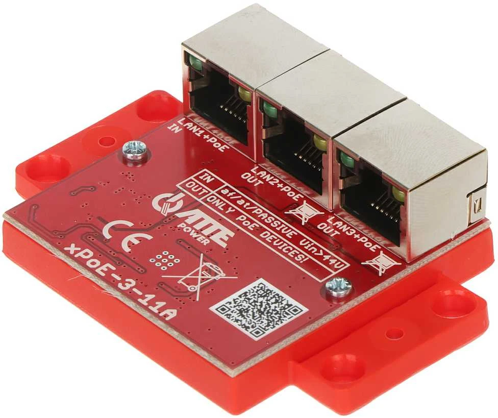 Šakotuvas AT3 SWITCH POE XPOE-3-11A 3 PRIEVADŲ ATTE