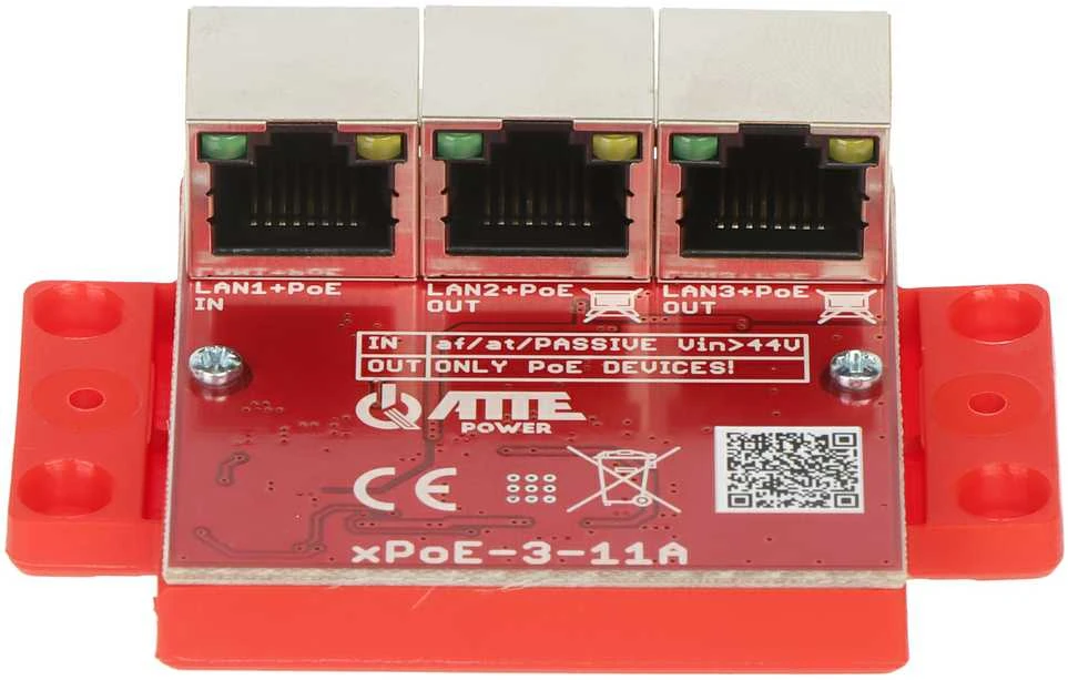 Šakotuvas AT3 SWITCH POE XPOE-3-11A 3 PRIEVADŲ ATTE