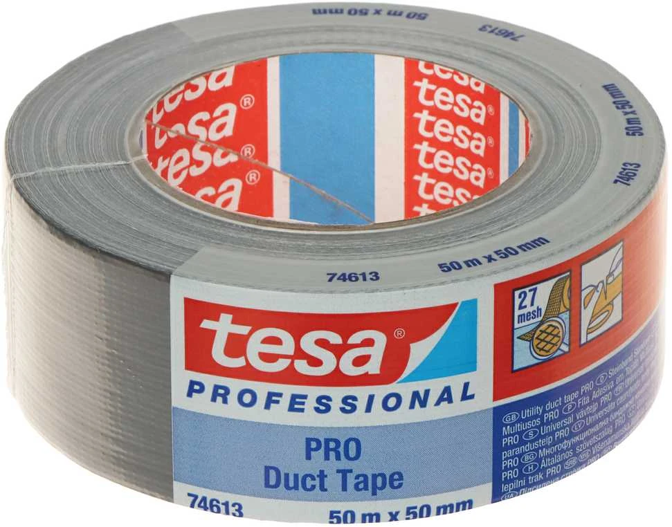 TESA Sidabrinis REPAIR TAPE 50m x 50mm | Tesa