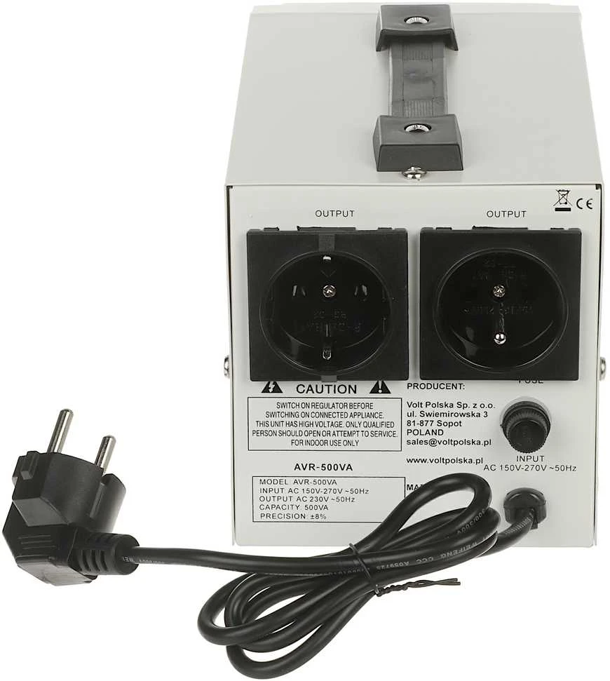 Volt VOL ĮTAMPOS STABILIZATORIUS AVR 500 (500VA)