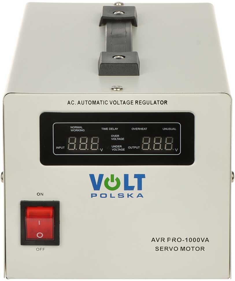 Voltage Stabilizer Volt Polska AVR Pro 1000VA 3% Servo