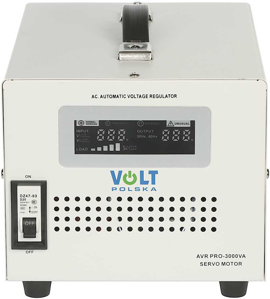 VOLTAGE STABILIZER AVR PRO 3000VA 3%