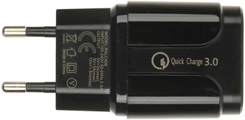 TINKLINIS ĮKROVIKLIS USB 5V/3A/USB-QUICK3.0/B STAZER