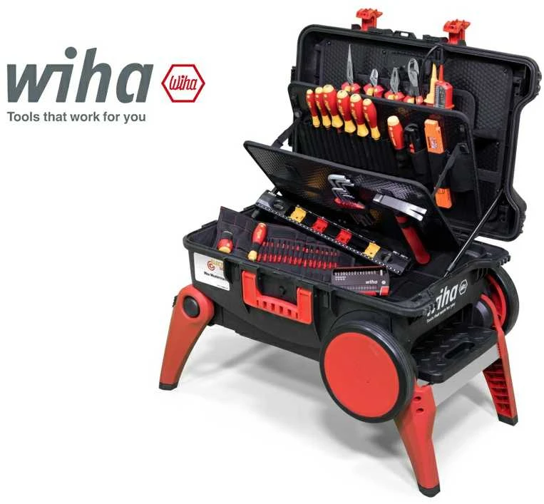 Įrankių rinkinys WIHA XXL 4 electric su lagaminu (80 vnt.)