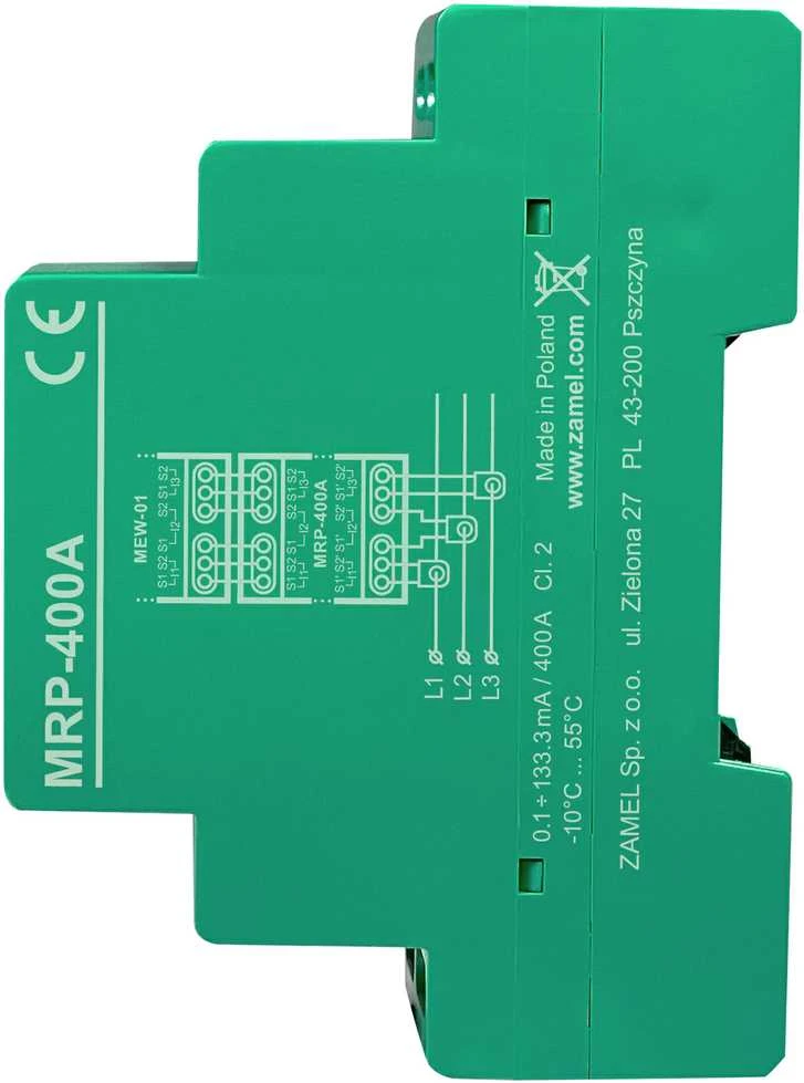 Zamel Supla Transformatoriaus išplėtimo modulis MEW-01 - 3x SC-36 400A transformatorius - Zamel MRP-400A