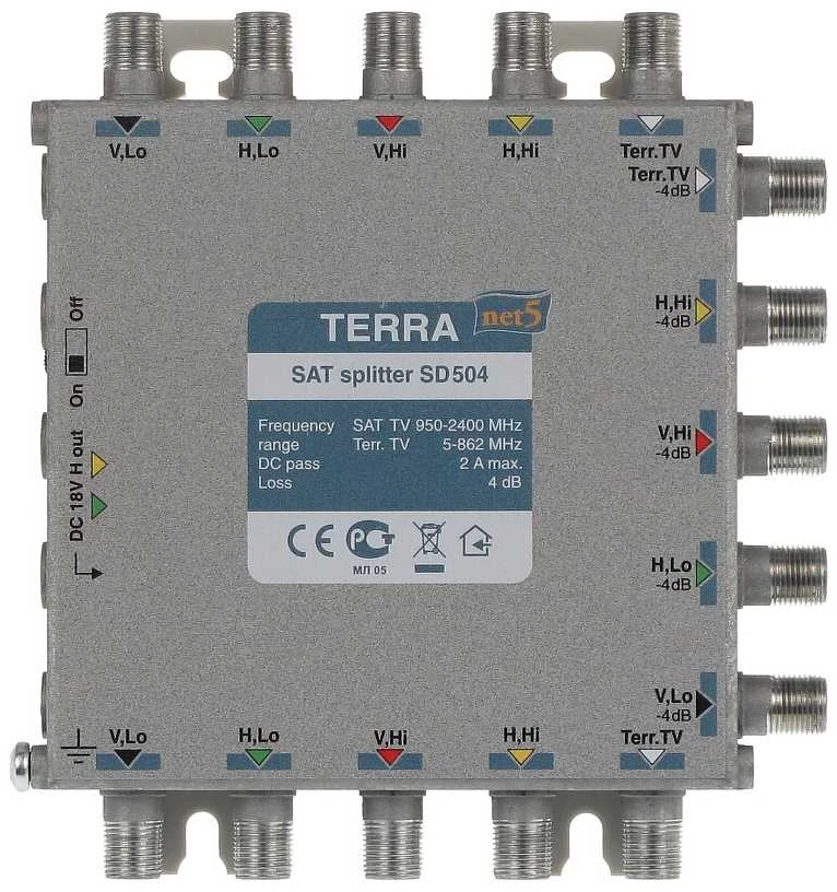 Dipol TV / SAT SPLITTER SD-504