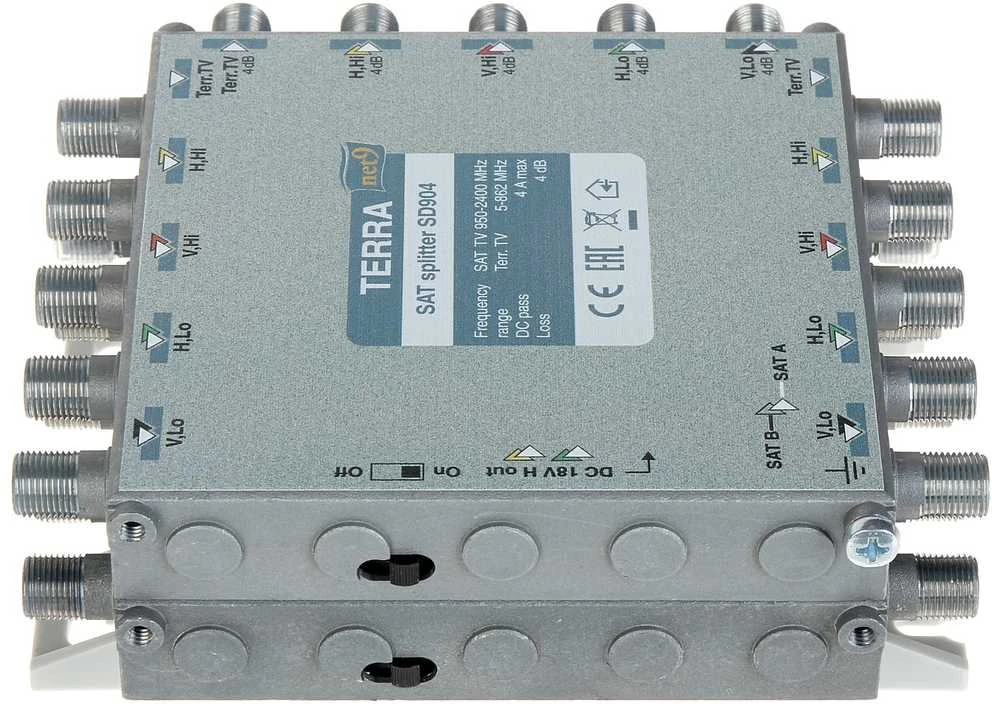 Terra TV / SAT SPLITTER SD-904 TERRA