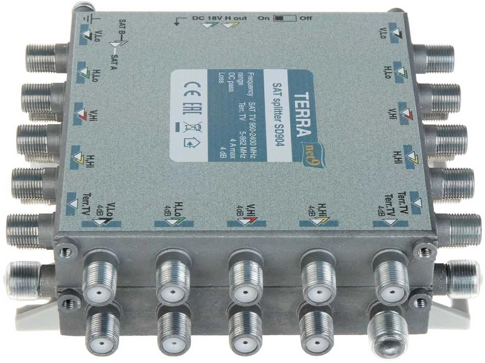 Terra TV / SAT SPLITTER SD-904 TERRA
