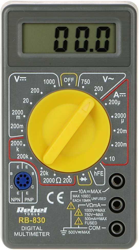 Universalus multimetras Rebel RB-830