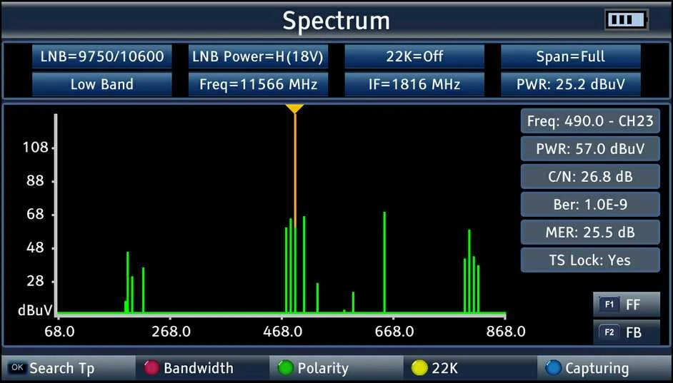 Dipol UNIVERSALUS MATUOKLIS ST-6986 DVB-T/T2 DVB-S/S2 DVB-C SIGNAL