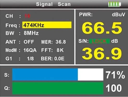 UNIVERSALUS MATUOKLIS STC-23 DVB-T/T2 DVB-S/S2 DVB-C Spacetronik