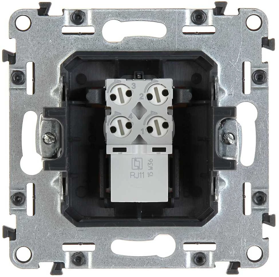 Legrand Valena Life RJ11 telefono lizdas baltas (753138)