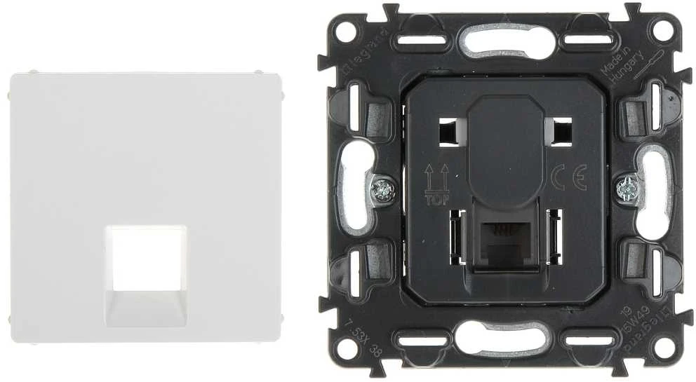 Legrand Valena Life RJ11 telefono lizdas baltas (753138)