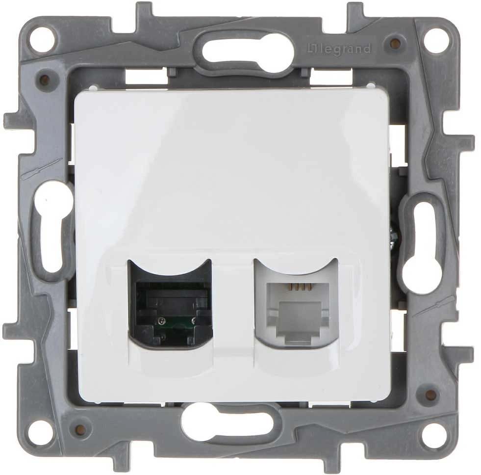 UŽBAIGIMO LIZDUKAS RJ-11 + RJ-45 LE-764570 Niloe LEGRAND