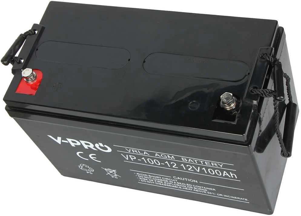 V-PRO AKUMULIATORIUS 12V/100AH-VPRO