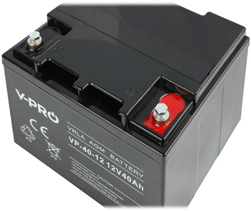 VOL AKUMULIATORIUS 12V/40AH-VPRO