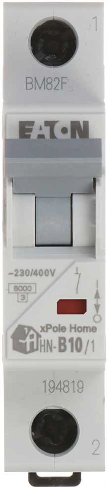 VAROMASIS JUNGIKLIS HN-B10/1 VIENFAZIS 10 A B TIPAS EATON