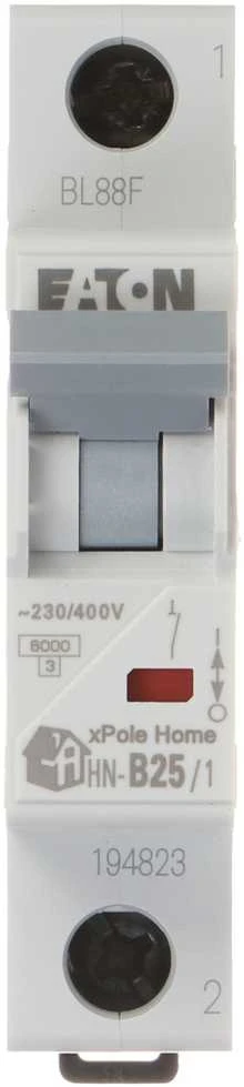 VAROMASIS JUNGIKLIS HN-B25/1 VIENFAZIS 25 A B TIPAS EATON