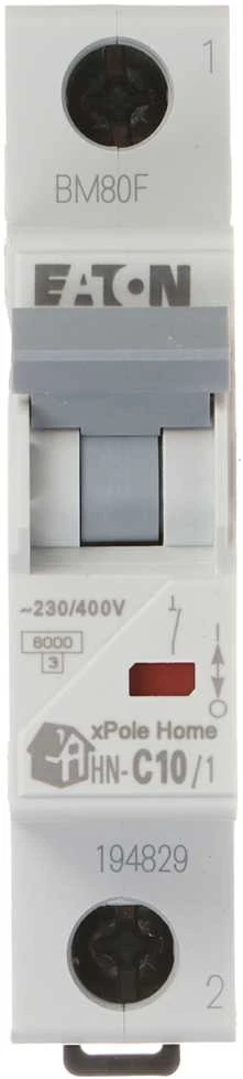 VAROMASIS JUNGIKLIS HN-C10/1 VIENFAZIS 10 A C TIPAS EATON
