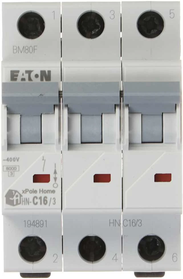 VAROMASIS JUNGIKLIS HN-C16/3 TRIFAZIS 16 A C TIPAS EATON
