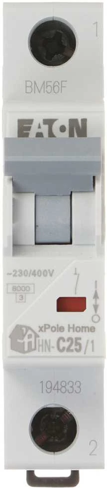 VAROMASIS JUNGIKLIS HN-C25/1 VIENFAZIS 25 A C TIPAS EATON